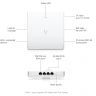 Ubiquiti U6 Enterprise In-Wall WiFi 6E безжична точка за достъп артикул U6-ENTERPRISE-IW