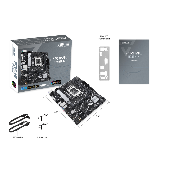 Asus Prime B760M-K DDR5 дънна платка артикул 90MB1FI0-M0EAY0 Asus Prime B760M-K DDR5 дънна платка артикул 90MB1FI0-M0EAY0