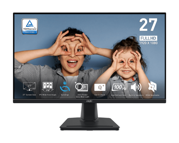 MSI Pro MP275 27" IPS монитор артикул 9S6-3PC3CM-048 MSI Pro MP275 27" IPS монитор артикул 9S6-3PC3CM-048