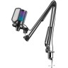 FIFINE A6T RGB микрофон със стойка черен артикул FIFINE-A6T