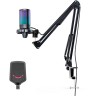 FIFINE A6T RGB микрофон със стойка черен артикул FIFINE-A6T