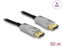 DisplayPort към DisplayPort 8K активен оптичен кабел 50 метра Delock