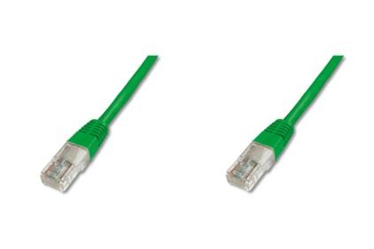 мрежови кабел LAN U-UTP Cat. 5е 2 метра зелен артикул DK-1511-020/G