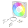 Arctic BioniX P14 A-RGB PWM 140mm вентилатор бял артикул ACFAN00340A Arctic BioniX P14 A-RGB PWM 140mm вентилатор бял артикул ACFAN00340A