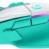 Logitech G502 X PLUS LIGHTSPEED Mint - безжична геймърска мишка с RGB подсветка артикул 910-007819