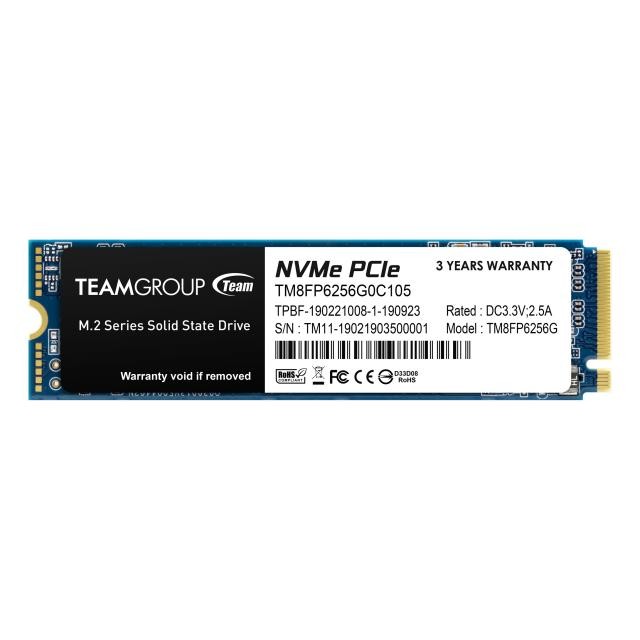 Team Group MP33 256GB PCIe 3.0 x4 SSD диск артикул TM8FP6256G0C101