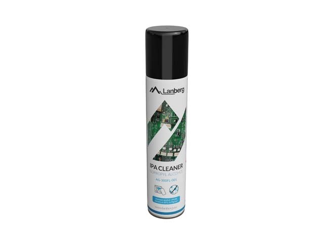 Lanberg Isopropyl Alcohol IPA 99.8% 300ml спрей за почистване артикул AG-300FL-001