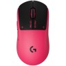 Logitech G PRO X3 SUPERSTRIKE - безжична геймърска мишка Magenta Eclipse с Haptic Trigger артикул 910-007827