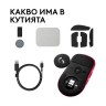 Logitech G PRO X3 SUPERSTRIKE - безжична геймърска мишка Magenta Eclipse с Haptic Trigger артикул 910-007827