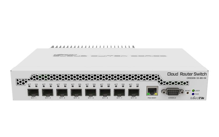 Mikrotik CRS309-1G-8S+IN комутатор артикул CRS309-1G-8S+IN Mikrotik CRS309-1G-8S+IN комутатор артикул CRS309-1G-8S+IN