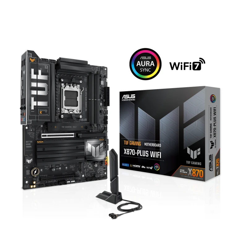 Asus Tuf Gaming X870 Plus Wi-Fi AM5 дънна платка артикул 90MB1IU0-M0EAY0 Asus Tuf Gaming X870 Plus Wi-Fi AM5 дънна платка артикул 90MB1IU0-M0EAY0