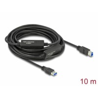Delock USB към USB B кабел 10 метра черен