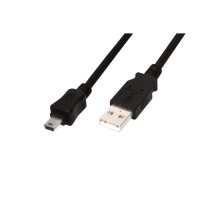 USB кабел, type A - mini B (5pin), M/M, 1.8 м ASSMANN USB кабел, type A - mini B (5pin), M/M, 1.8 м ASSMANN
