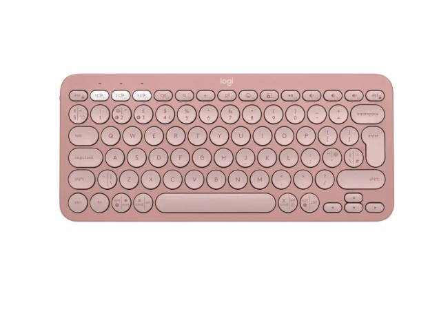 Logitech Pebble Keys 2 K380s клавиатура розов артикул 920-011853 Logitech Pebble Keys 2 K380s клавиатура розов артикул 920-011853