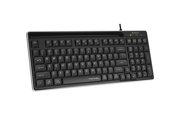 A4 Tech FX70 Silent Click клавиатура черен артикул A4 FX70 FSTY LOW PROFILE USB