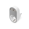DIGITUS DA-70617 Зарядно, 2 USB порта, шуко контакт, 5V / 2.1 А артикул DA-70617