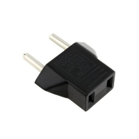 Преходник US kъм EU 220V черен Преходник US kъм EU 220V черен