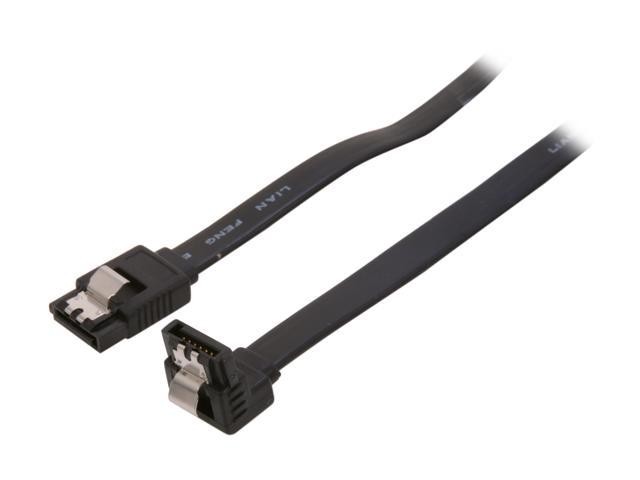 SATA III кабел за данни 0.45 метра black 90 degree артикул sata-Quality-90