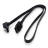 SATA III кабел за данни 0.45 метра black 90 degree артикул sata-Quality-90