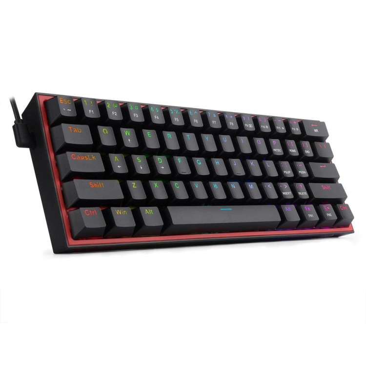 Redragon Fizz механична геймърска клавиатура артикул K617-RGB_RD