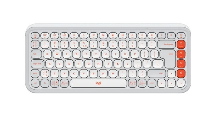 Logitech Pop Icon Keys безжична клавиатура бял артикул 920-013072