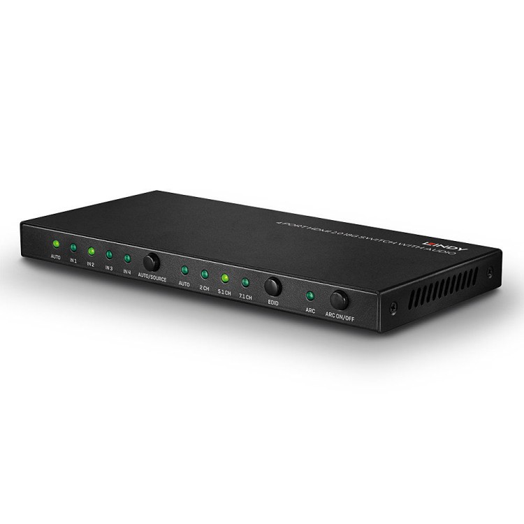 LINDY 4-портов HDMI 2.0 18G видео превключвател, 4K@60Hz LNY-38249 артикул LNY-38249