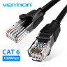 мрежови кабел LAN UTP Cat.6 Patch cable 1 метър черен