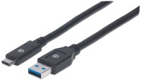Manhattan USB 3.2 към USB Type C кабел 3 метра Manhattan USB 3.2 към USB Type C кабел 3 метра