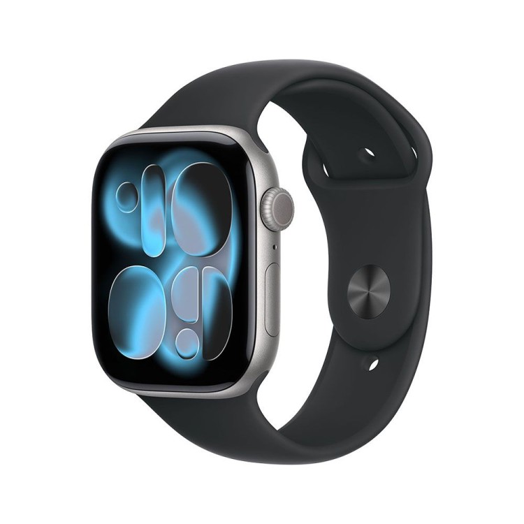 Часовник Apple Watch S11 Cellular 42mm Space Grey Aluminium Case with Black Sport Band - S/M Часовник Apple Watch S11 Cellular 42mm Space Grey Aluminium Case with Black Sport Band - M/L артикул mf8c4mp/a