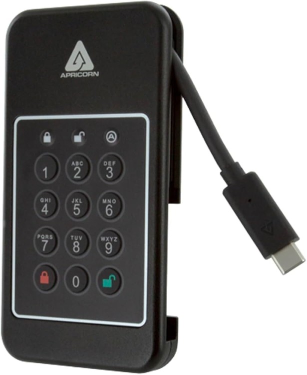 Apricorn Aegis NVX 500GB външен SSD диск артикул ANVX-500GB