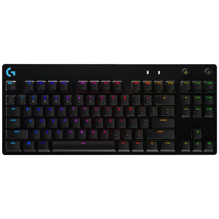 Logitech G Pro TKL Clicky Mechanical Gaming Keyboard черна артикул 920-009392