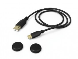 Hama USB кабел Super Soft за зареждане за PS4 черен 3 метра артикул HAMA-54474