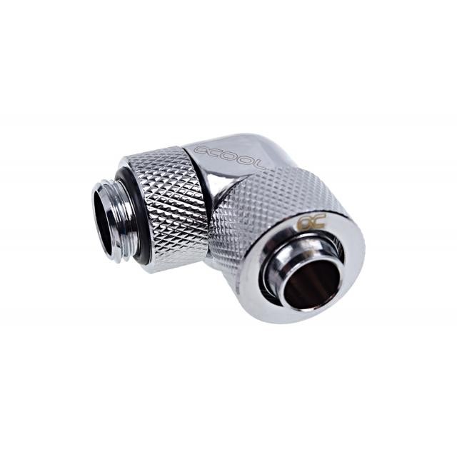 Alphacool Eiszapfen 13/10mm G1/4 90 градуса фитинг сребрист артикул 17231