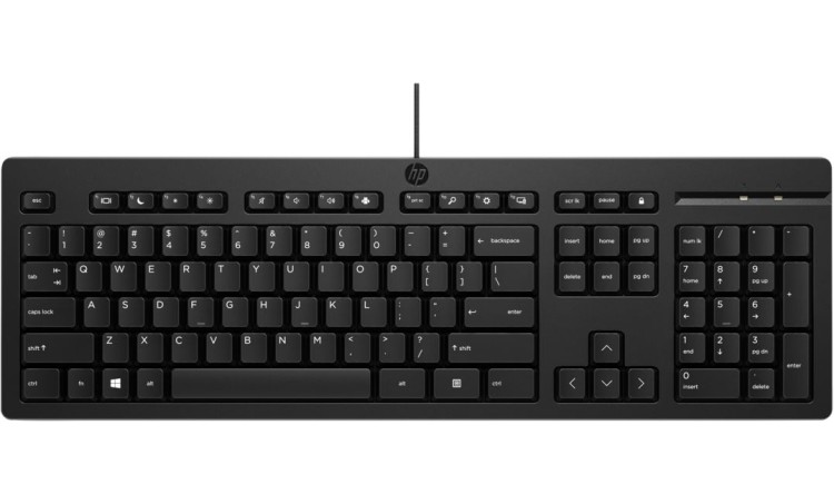 HP 125 USB клавиатура черен AY2Y7AA артикул AY2Y7AA