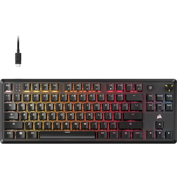 Corsair K70 Core TKL RGB геймърска механична клавиатура артикул CH-911911E-NA