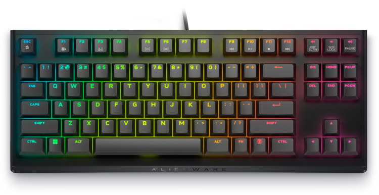 Dell Alienware 420K RGB геймърска клавиатура артикул 545-BBDY Dell Alienware 420K RGB геймърска клавиатура артикул 545-BBDY