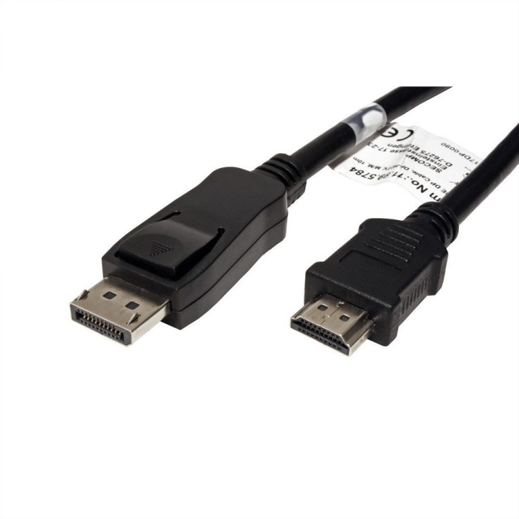 DisplayPort кабел, DisplayPort - HDTV, M/M, черен, 10.0 м VALUE 11.99.5784 артикул 11.99.5784