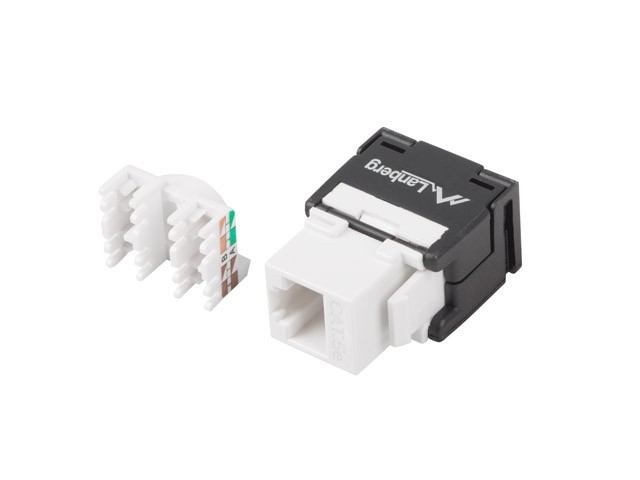 Lanberg keystone toolless module RJ45 180° UTP CAT.5e конектор v1 Lanberg keystone toolless module RJ45 180° UTP CAT.6a конектор артикул KSUA-2000