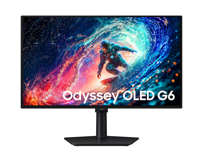 Samsung 27" Odyssey OLED G6 G61SH 240Hz 0.03ms геймърски монитор артикул LS27HG612SUXEN Samsung 27" Odyssey OLED G6 G61SH 240Hz 0.03ms геймърски монитор артикул LS27HG612SUXEN