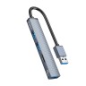 Orico USB 3.0 хъб и четец на карти сив артикул AH-A12F-GY-BP Orico USB 3.0 хъб и четец на карти сив артикул AH-A12F-GY-BP