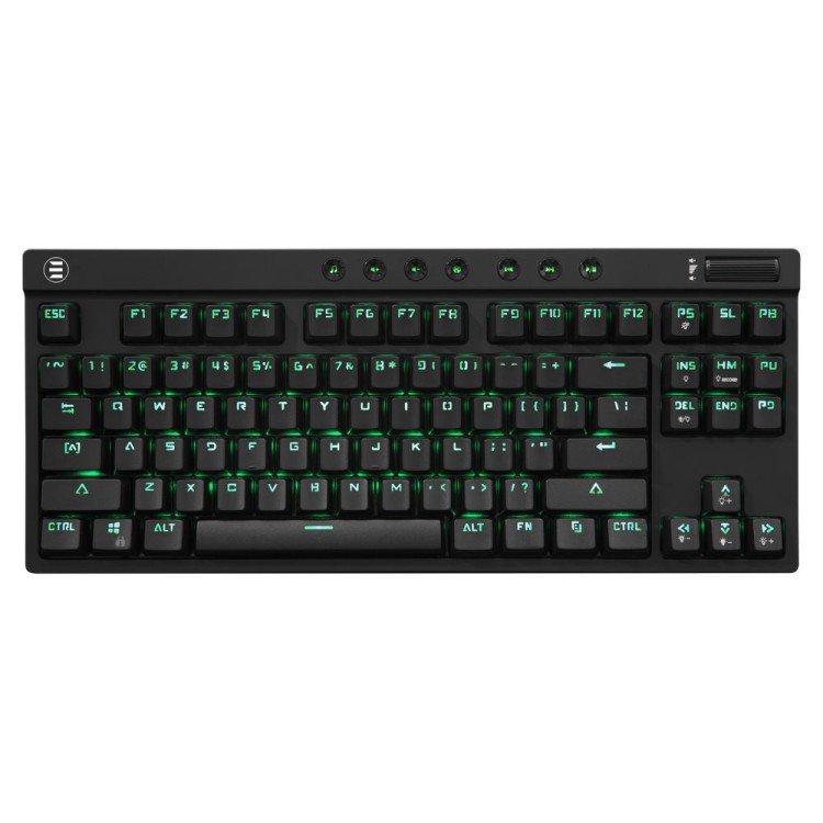 WHITE SHARK KODACHI Клавиатура, ESL-K1, 87+7 multimedia, RGB, OUTEMU RED, механична, USB-C артикул KODACHI