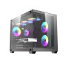 Darkflash mATX B275 PRO 6 x 120 mm Infinity Mirror A-RGB кутия за компютър артикул B275-PRO-6F-BK