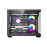 Darkflash mATX B275 PRO 6 x 120 mm Infinity Mirror A-RGB кутия за компютър артикул B275-PRO-6F-BK