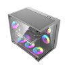 Darkflash mATX B275 PRO 6 x 120 mm Infinity Mirror A-RGB кутия за компютър артикул B275-PRO-6F-BK