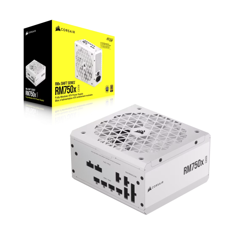 Corsair RMx Shift RM750x 750W захранване бял артикул CP-9020273-EU