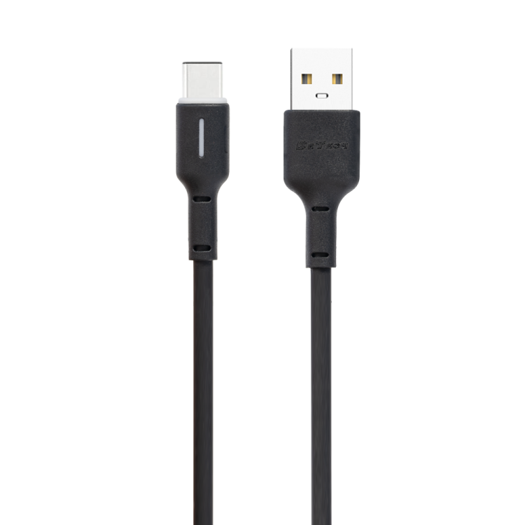 DeTech DE-C37C USB към USB Type C кабел 1 метър черен артикул 40196 DeTech DE-C37C USB към USB Type C кабел 1 метър черен артикул 40196