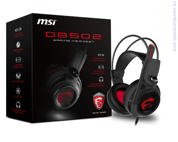 MSI DS502 GAMING Headset Слушалки артикул DS502_GAMING