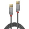 LINDY USB 3.2 кабел, Type A, M/M, 5Gbps, Cromo Line, сив, 0.5 м LNY-36625 артикул LNY-36625